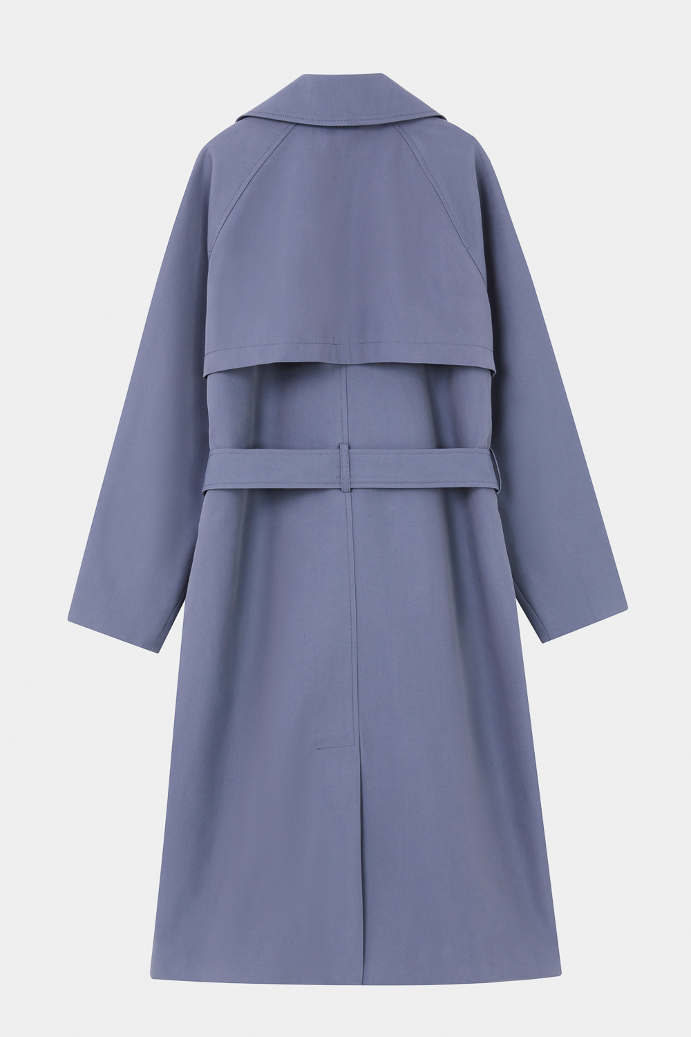 SST&C Simple Navy Blue Long Windbreaker | 8962310003  (Outlet)_6