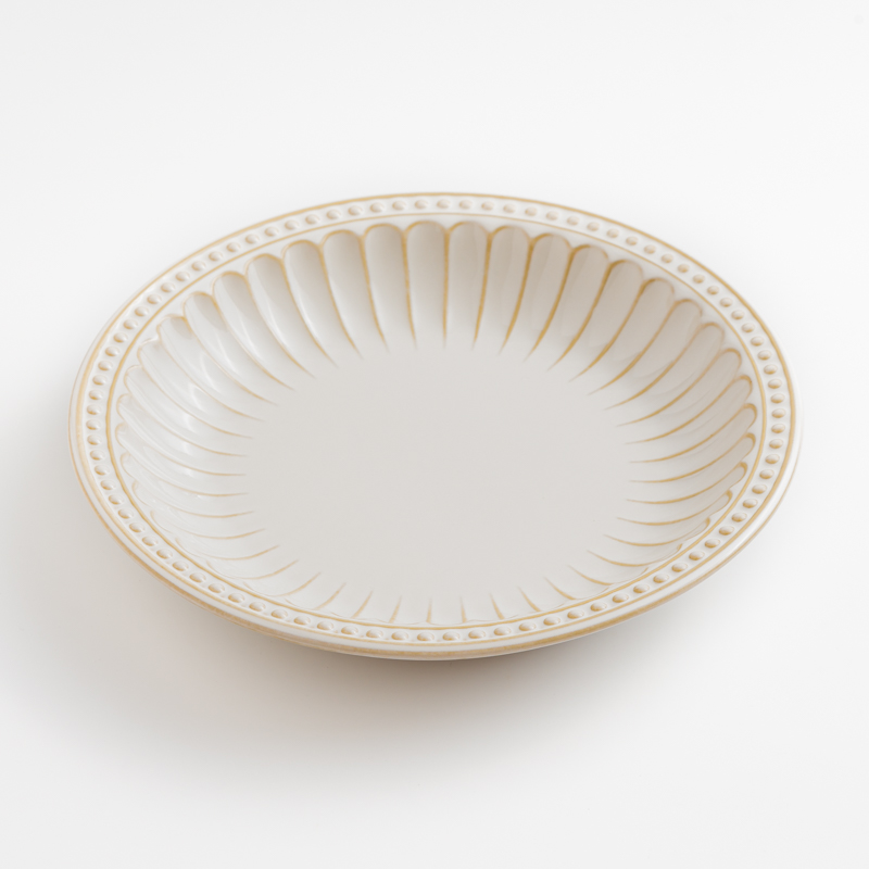 WAGA 宮廷浮雕 23.5cm 陶瓷圓盤│單品_0