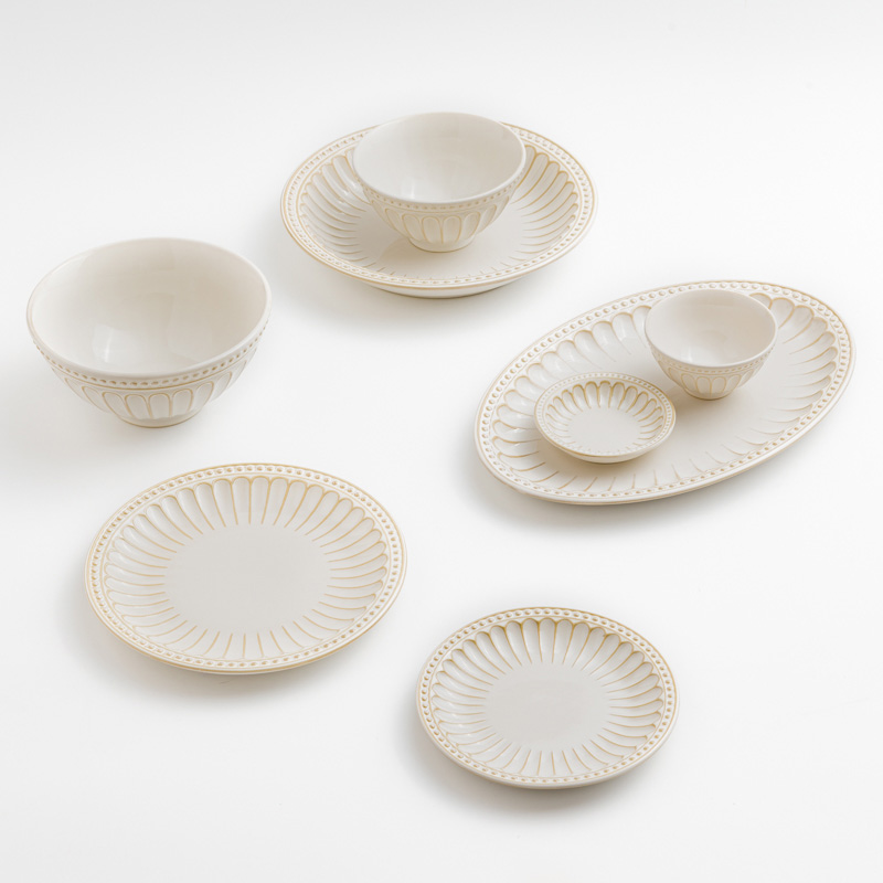 WAGA 宮廷浮雕 10cm 陶瓷小碟│單品_5