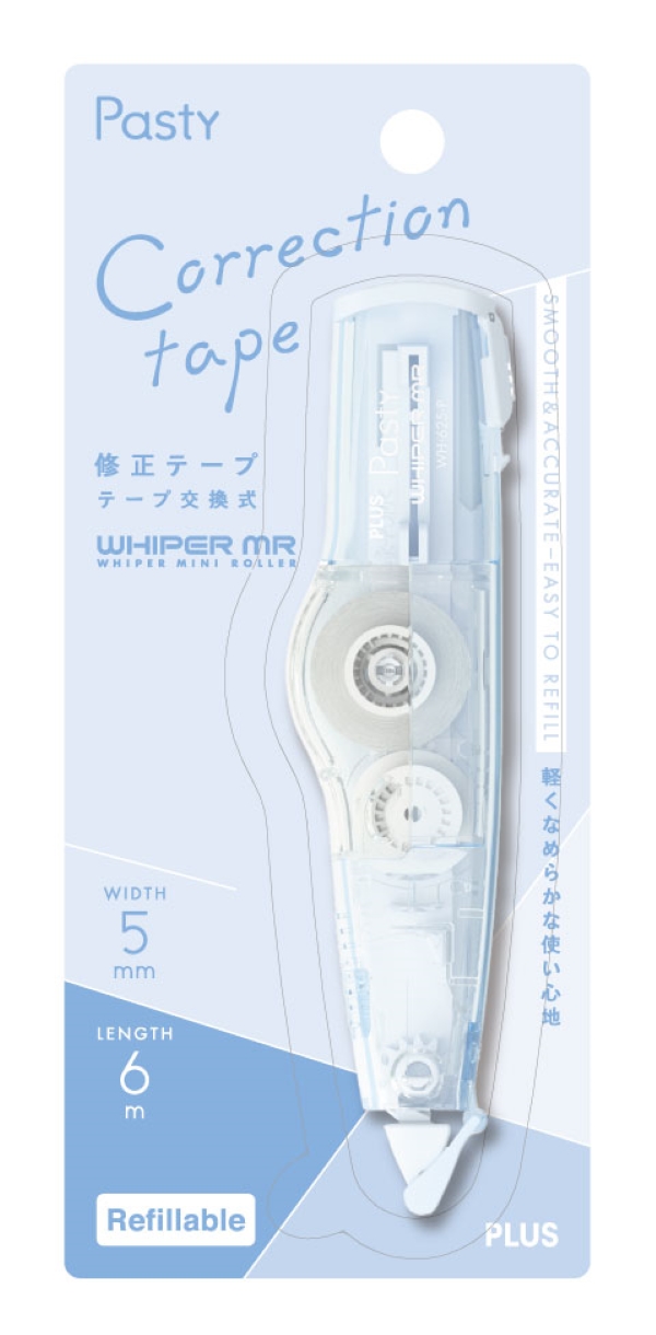 (限量)PLUS WH-625-P Pasty MR 修正帶-粉紅/紫/藍/綠/黃_3