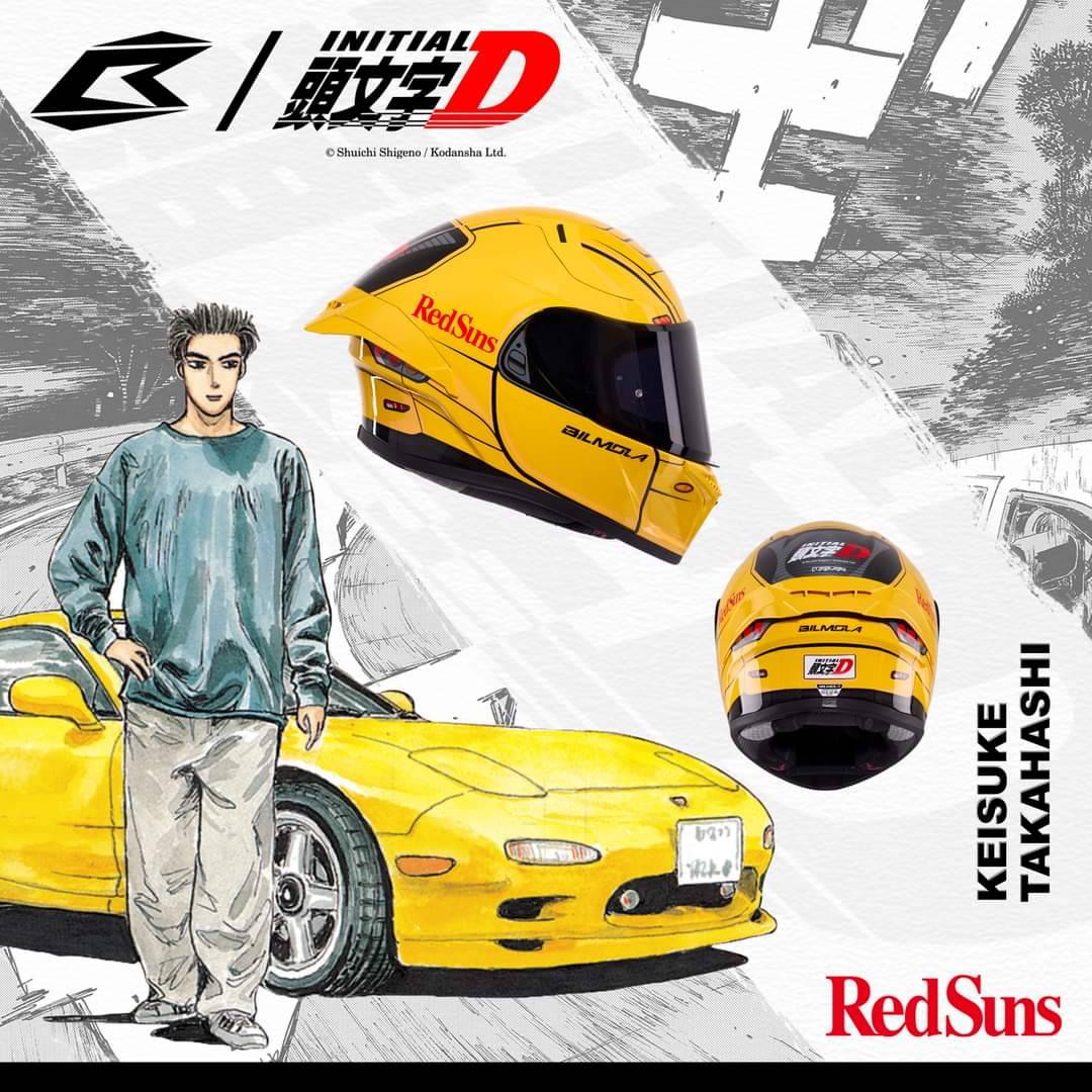 【限量預購】BILMOLA RAPID RSLT 頭文字D 高橋啟介 FD3S 正版授權聯名款 全罩式安全帽_6