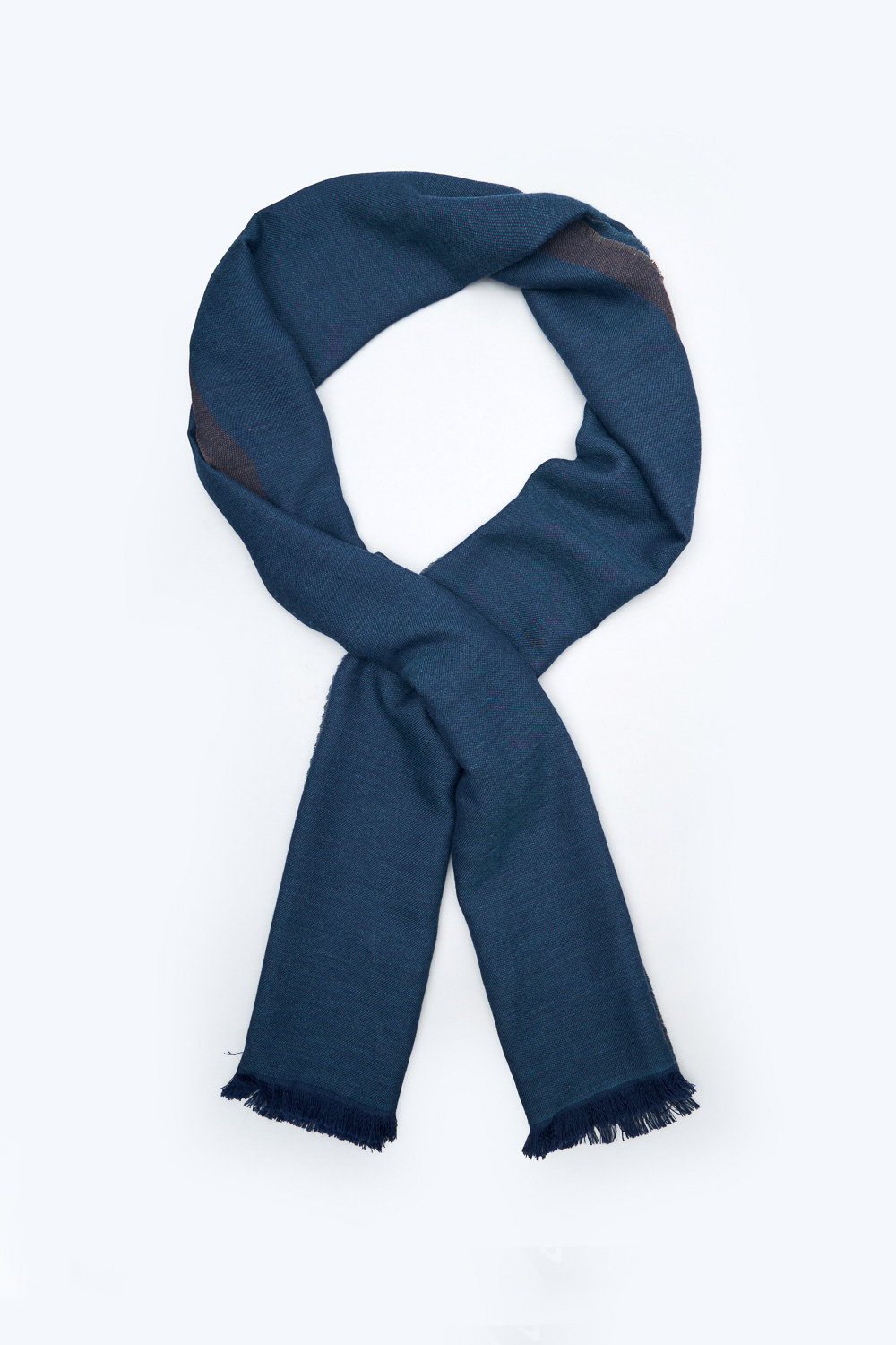 SST&C Blue and Brown Scarf | 3112309005  (Outlet)_0