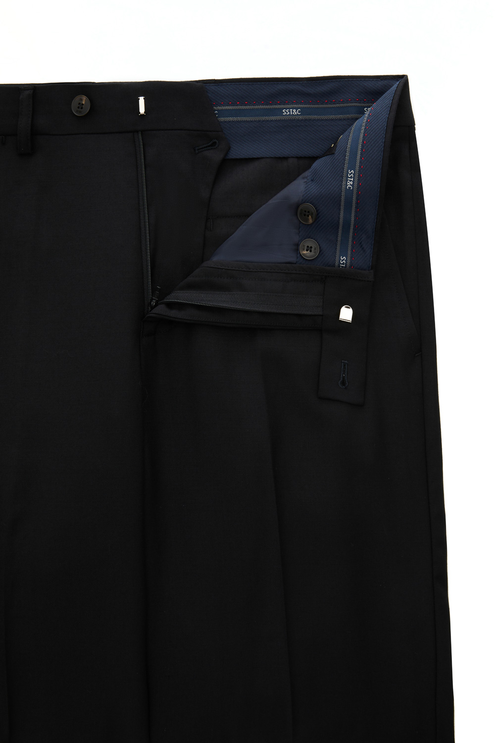 SST&C #Milan Series  Black Slim Fit Suit Trousers | 0212309001  (Outlet)_1