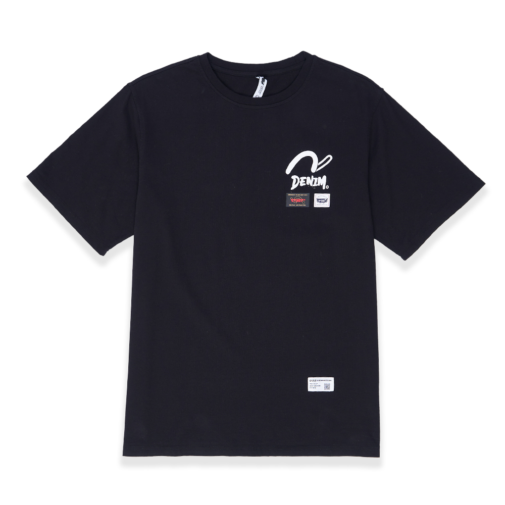 5th STREET｜男裝｜經典LOGO短袖T恤｜黑色