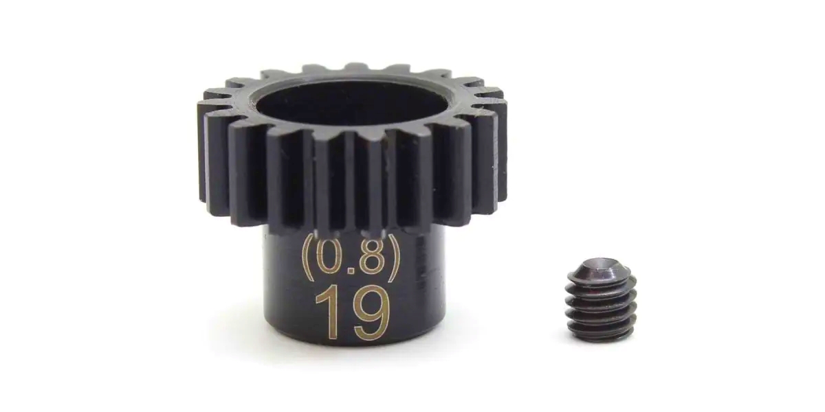PNGS0819 Steel Pinion Gear (19T/0.8M/φ5.0)_0