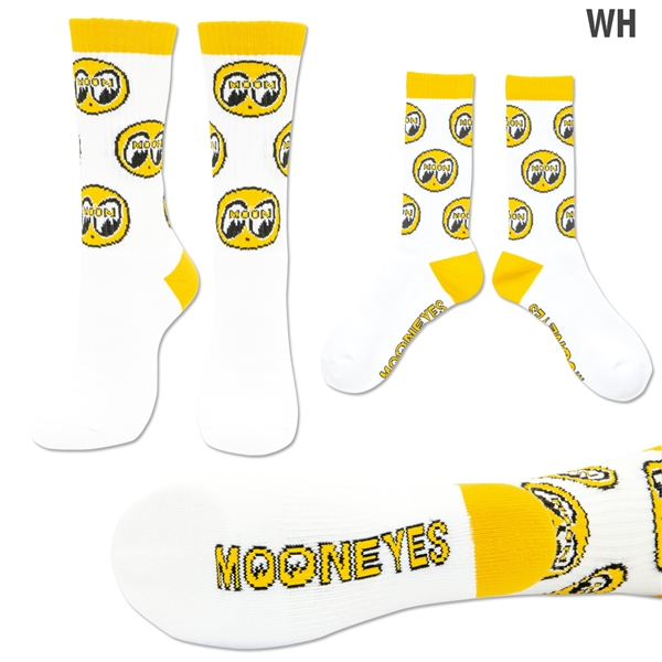 MOONEYES FM214 EYEBALLS SOCKS 中筒襪 / 小腿襪 (二色)_1