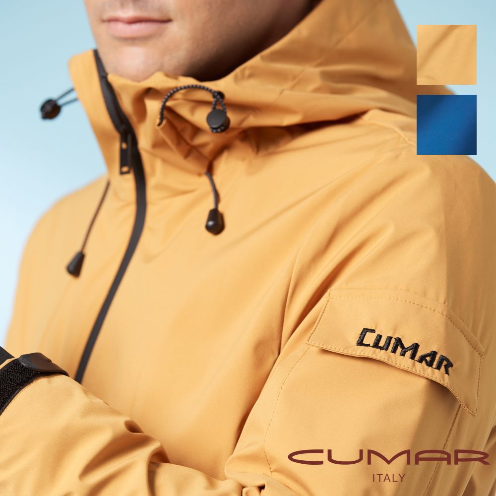 CUMAR 男裝秋冬網裡連帽防潑水外套 / 239918