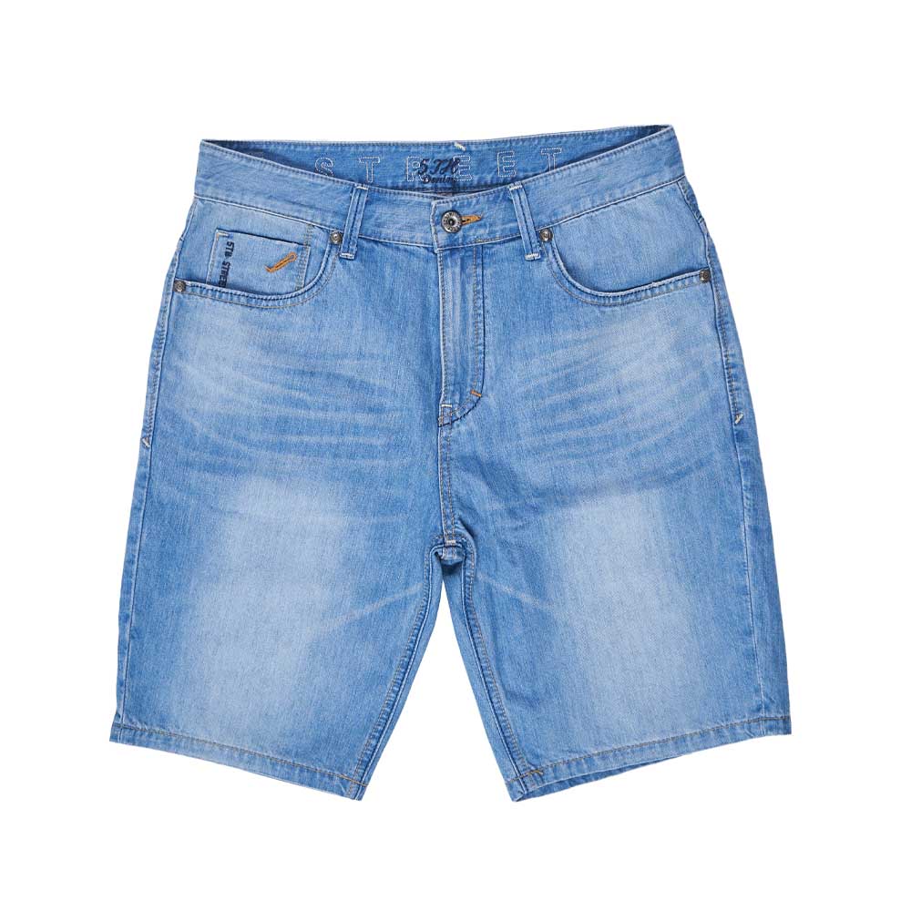 5th STREET｜男裝｜輕磅控溫短褲｜中古藍