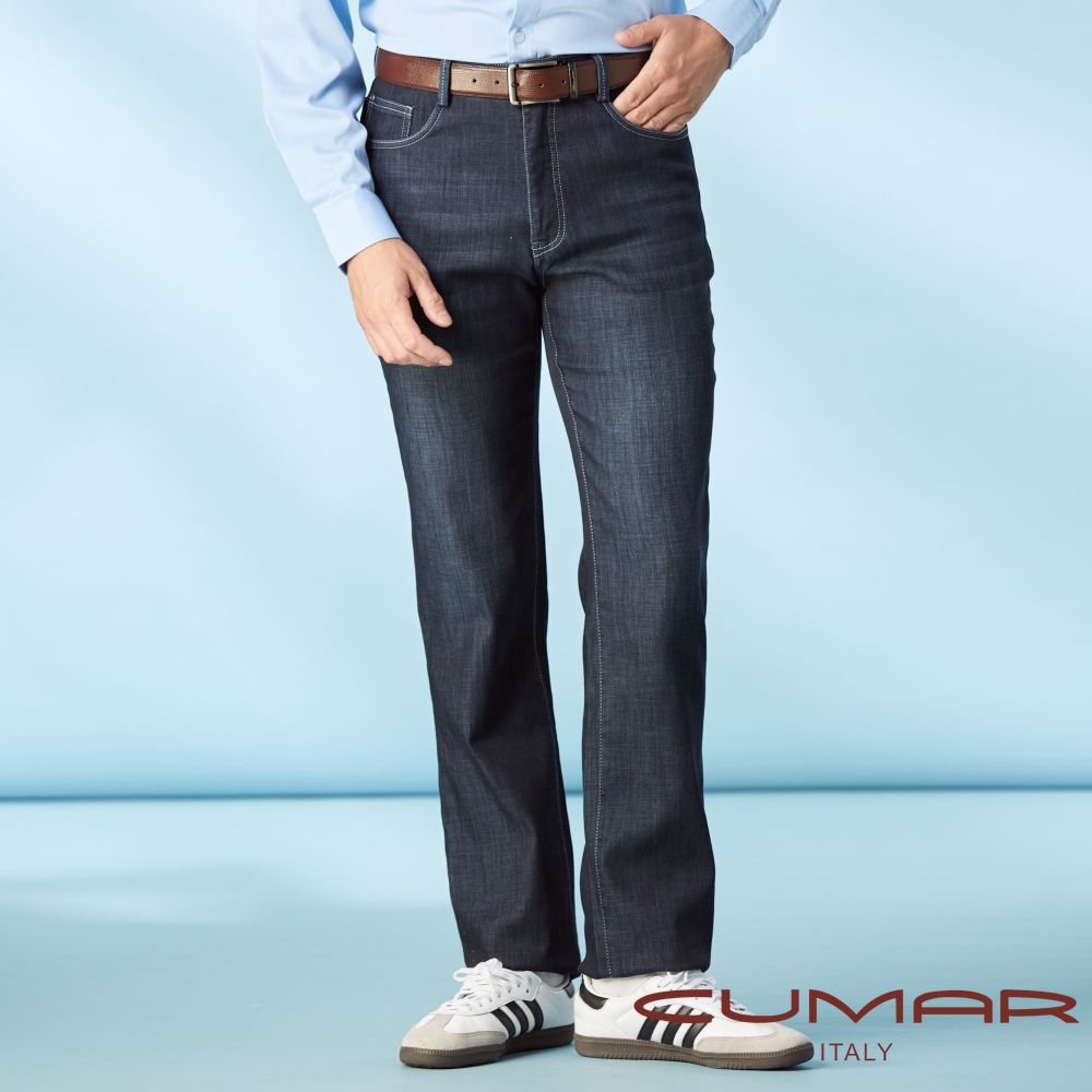 CUMAR 男裝秋冬平面牛仔褲 / 239117