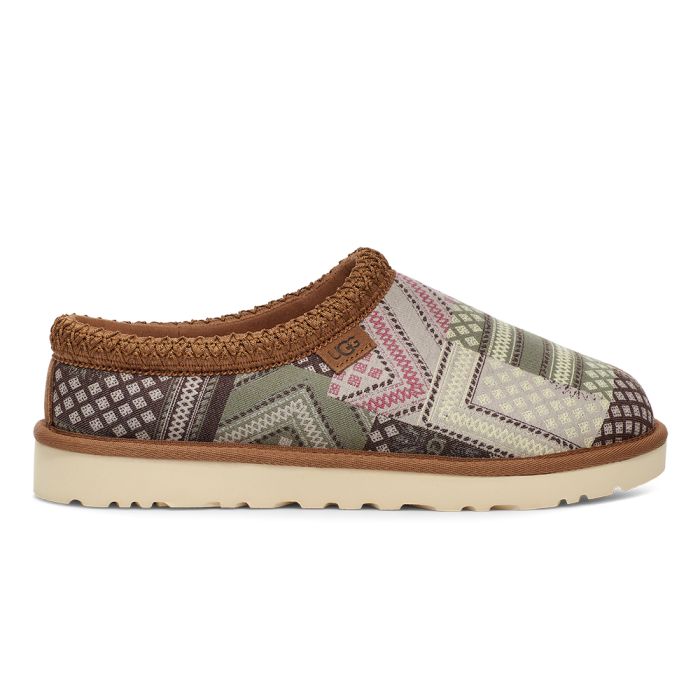 UGG Tasman Taz Sash 棕色 休閒 秋冬 印花圖騰 穆勒鞋 男女款 B4582【新竹皇家UG1144094MULT】_1
