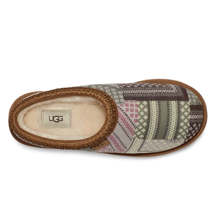 UGG Tasman Taz Sash 棕色 休閒 秋冬 印花圖騰 穆勒鞋 男女款 B4582【新竹皇家UG1144094MULT】_4