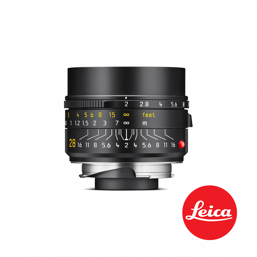 【Leica】徠卡 Summicron-M 1:2/28mm ASPH. (非球面) 廣角定焦鏡頭 黑 LEICA-11618 公司貨_0