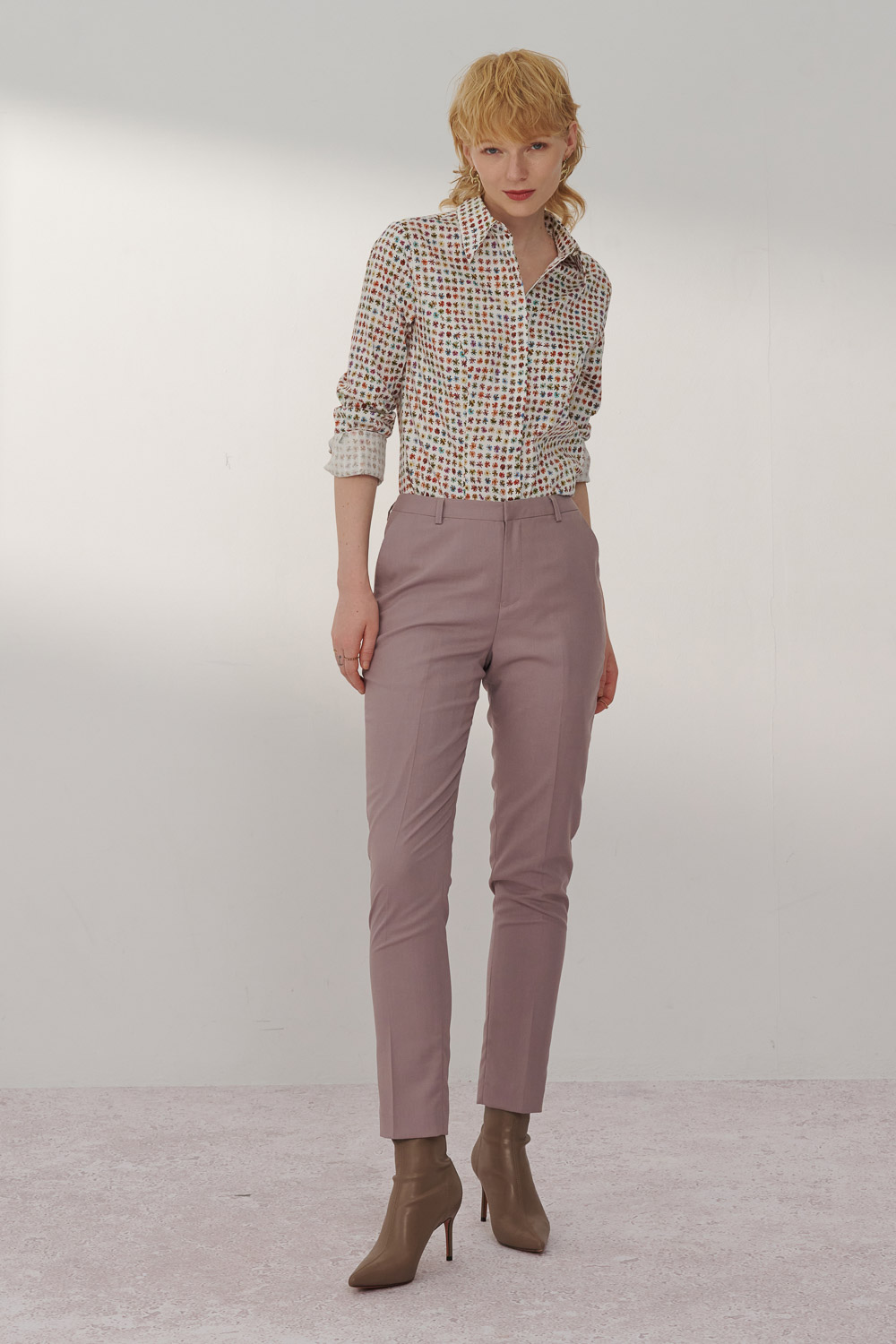 SST&C Matt Pink Suit Trousers | 7262311001  (Outlet)_1