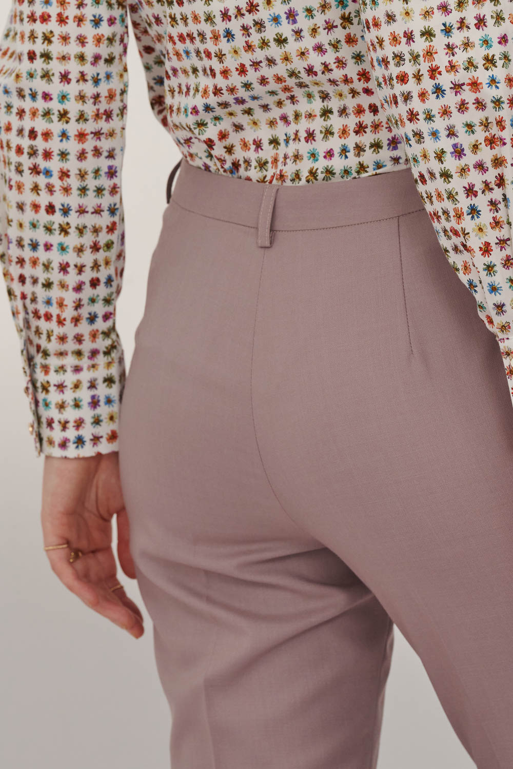 SST&C Matt Pink Suit Trousers | 7262311001  (Outlet)_6