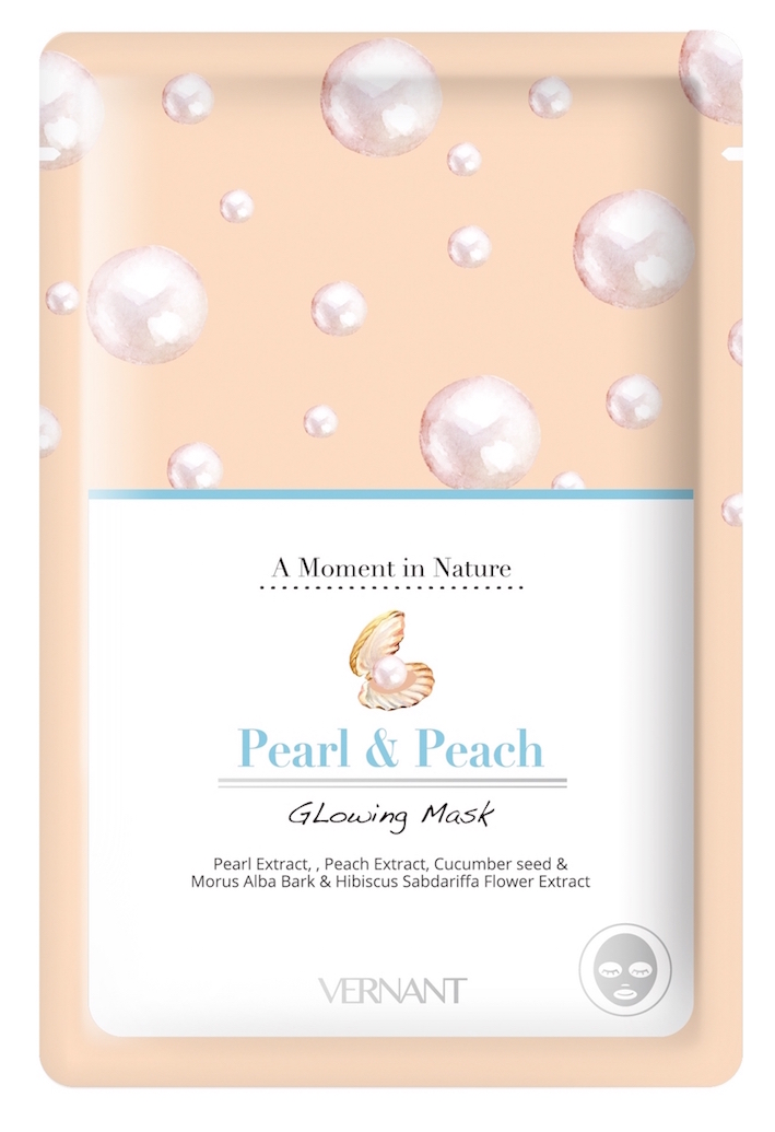 珍珠蜜桃 煥采面膜 Pearl Peach Glowing Mask 單片入_0