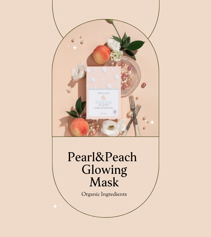 珍珠蜜桃 煥采面膜 Pearl Peach Glowing Mask 單片入_1