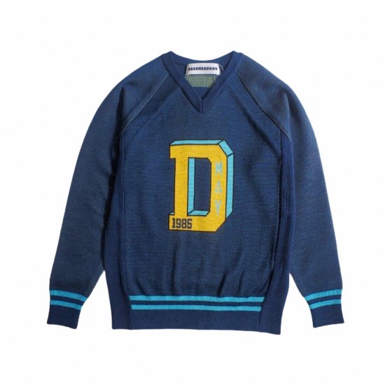 【DECEMBERMAY】Varsity jacquard knit_MEN 1-105-1010