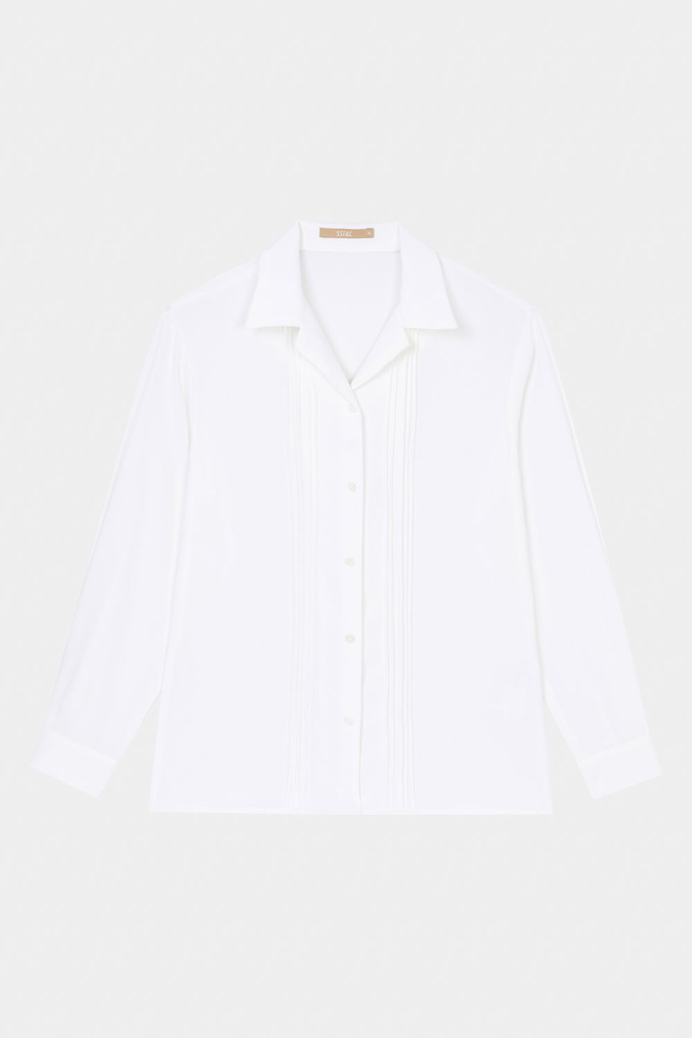 SST&C White Lapel Top | 7662311001  (Outlet)_5