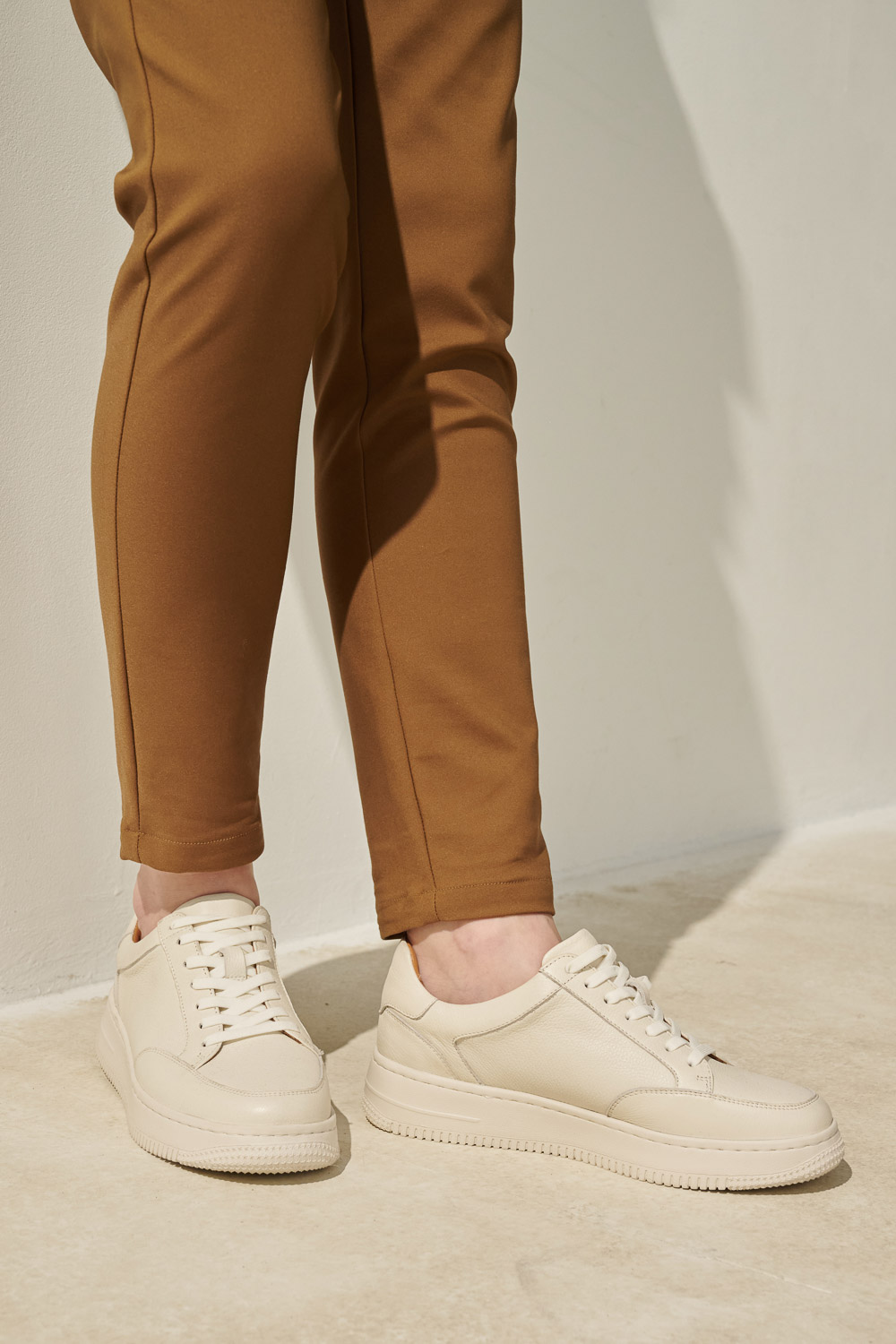 SST&C Copper Low-Rise Skinny Elastic Slim-Fit Trousers | 8262311001  (Outlet)_6