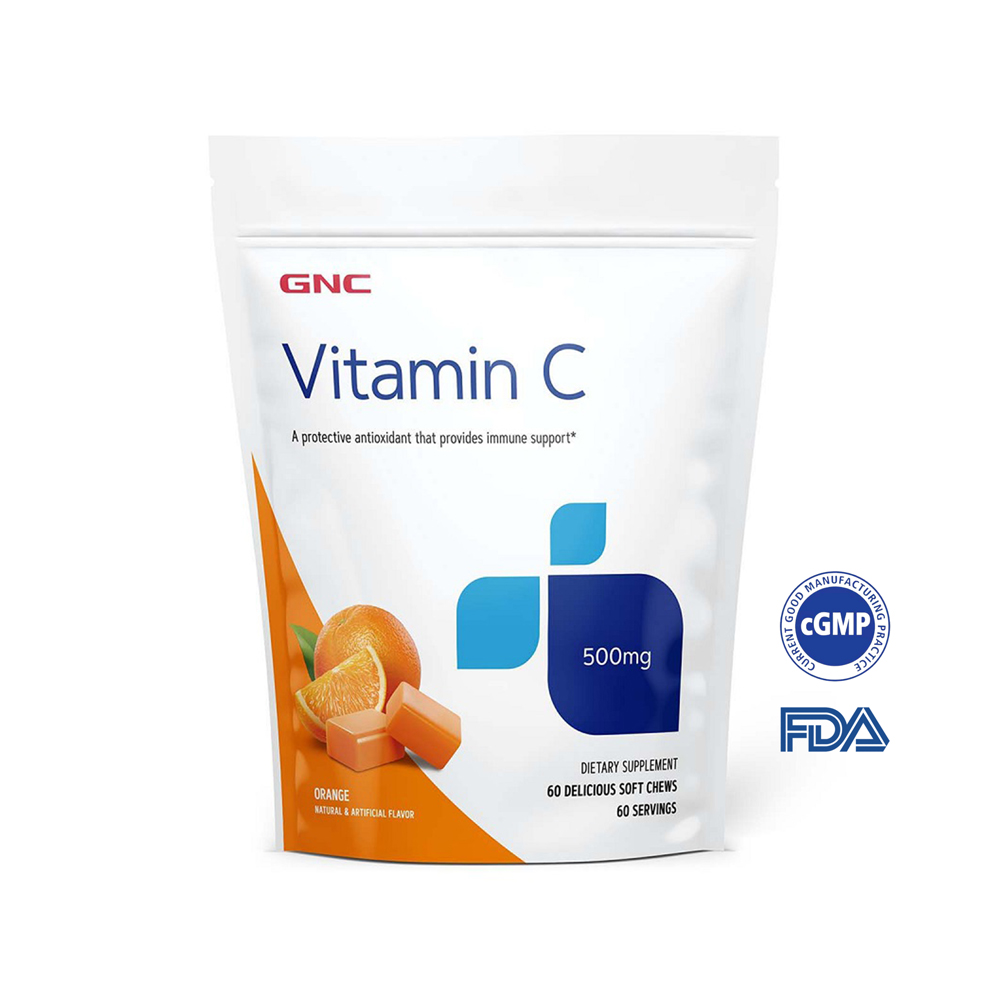 柑橘嬉軟糖(橘子口味) (商品效期 2026/2/1)｜GNC Vitamin C Orange Soft Chews_0