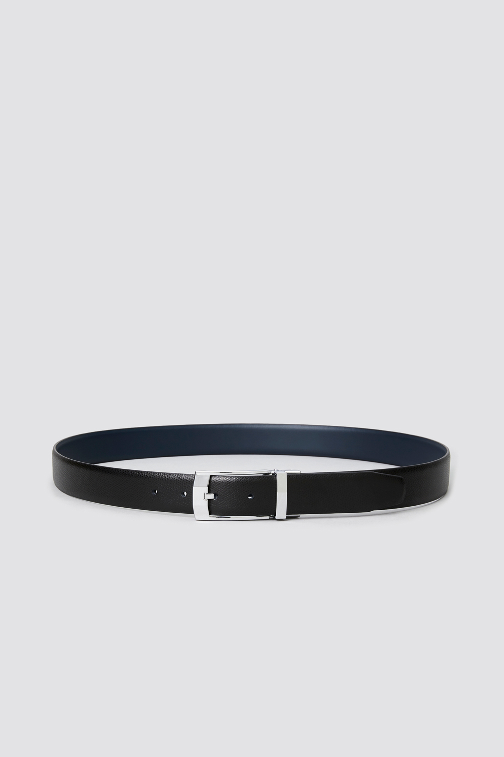 SST&C Black & Dark Mist Blue Back Turn Pin Buckle Belt | 1712311003  (Outlet)_0
