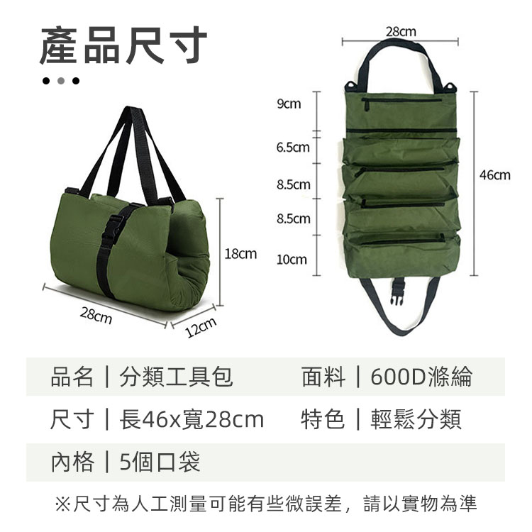 牛津布多口袋工具包 手提工具包 工具收納包 工具分類包 電工工具袋【ZH0401】《約翰家庭百貨_2