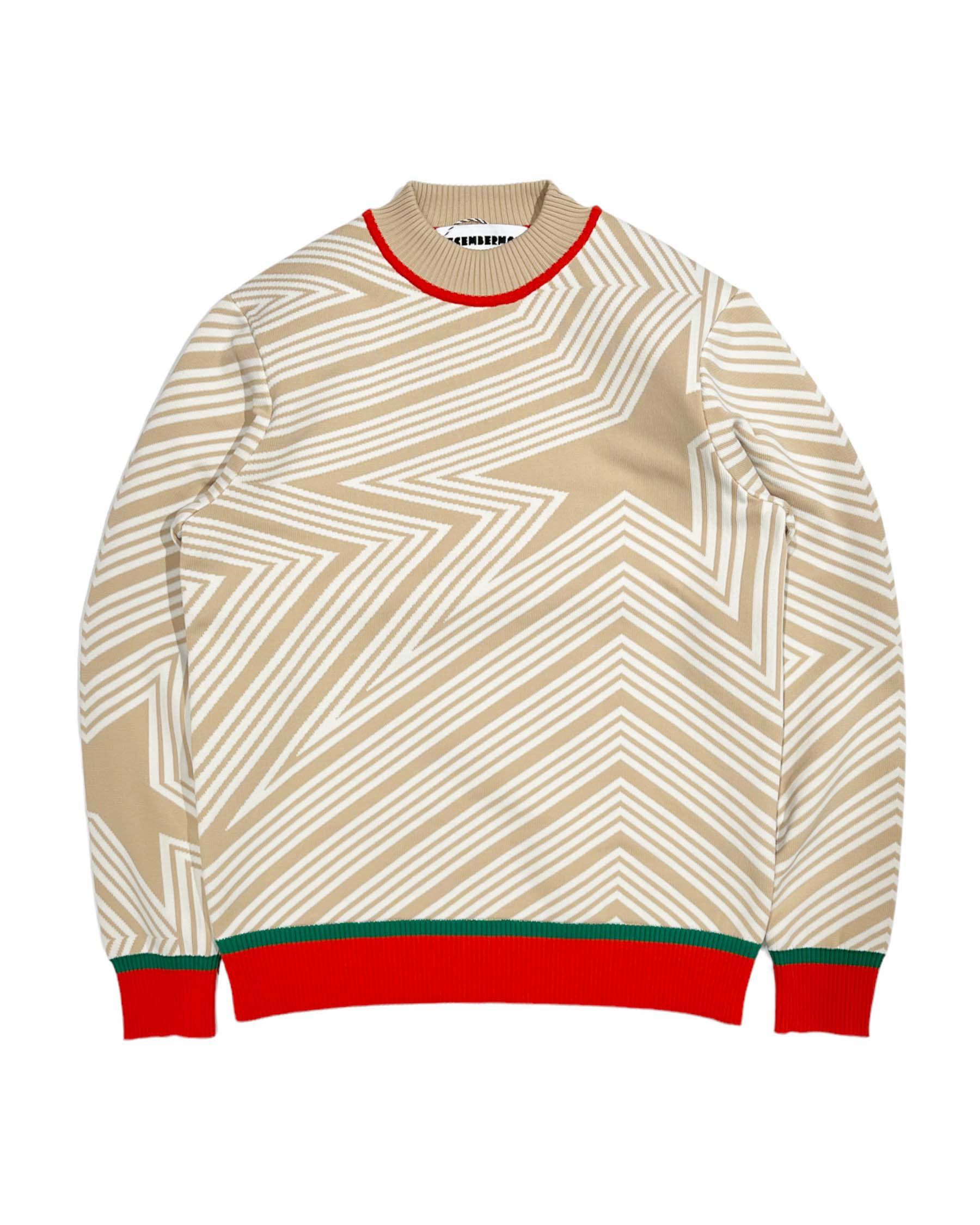 【DECEMBERMAY】Star Tribal JQ knit / MAN1-212-1030