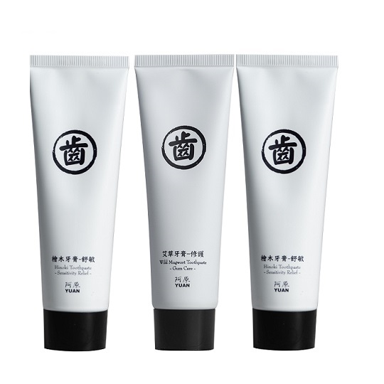 【阿原YUAN】艾草牙膏/檜木牙膏75g x3_1