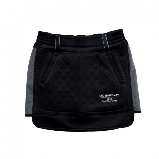 【DECEMBERMAY】Quilting Combined Skirt_WOMEN 2-112-2521