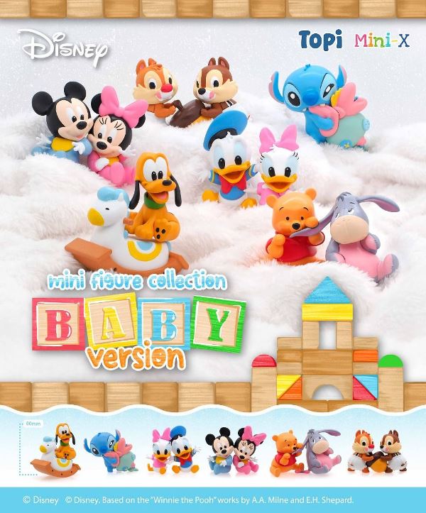 Topi 盒玩 迪士尼 迷你公仔收藏 Baby ver. 一中盒6入販售_0