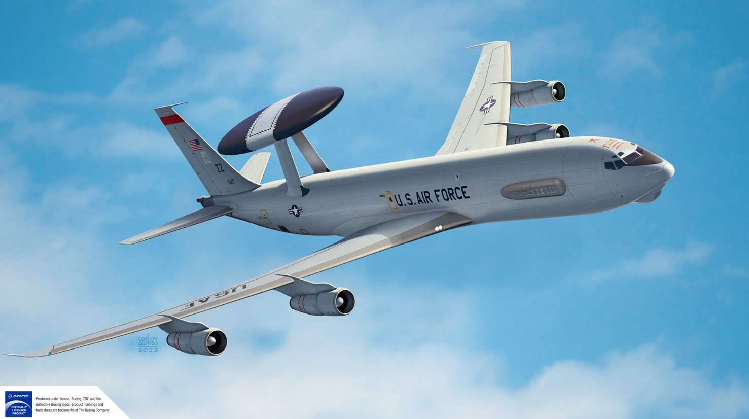 FA12629 1/144 USAF E-3G Sentry "AEW&C“_0