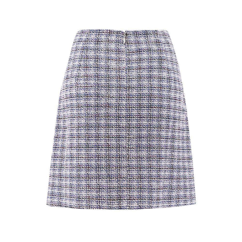 ILEY伊蕾 俏皮派對小香風花呢褲裙(紫色；M-XL)1234022420_5