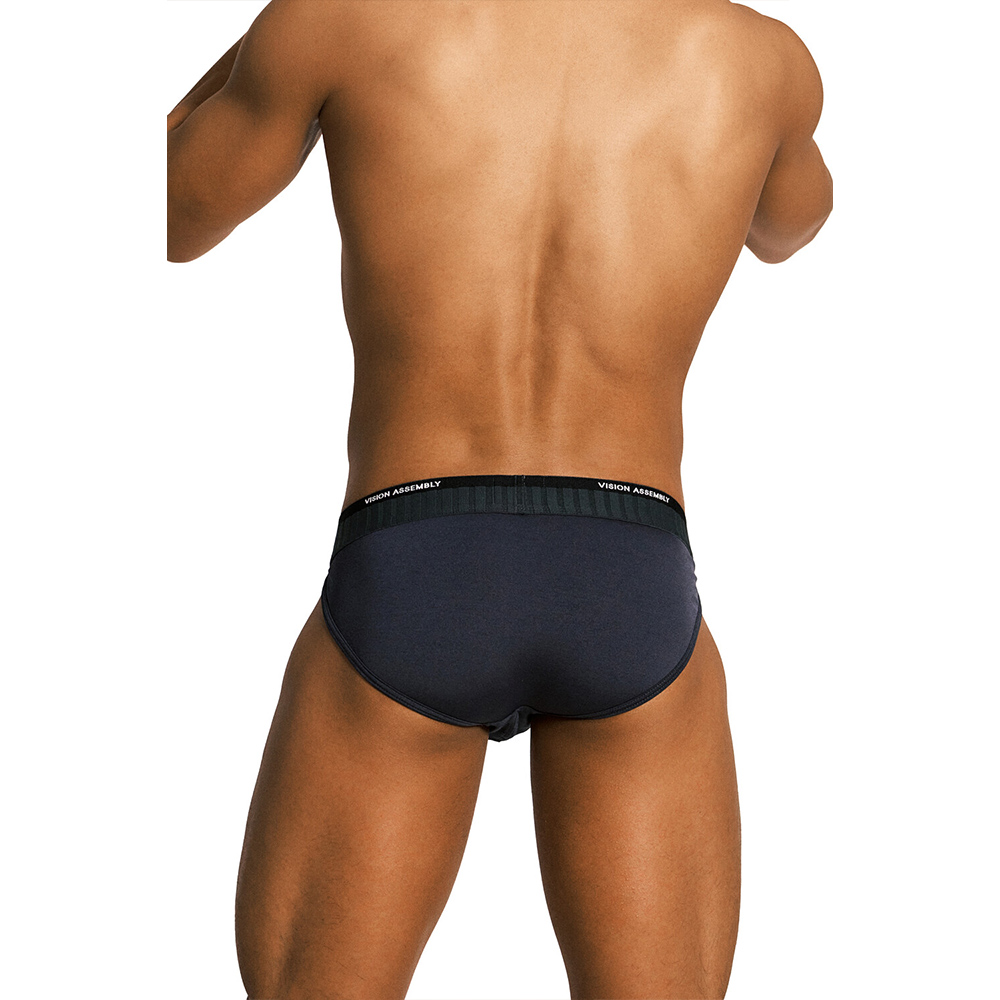 韓國 VISION ASSEMBLY 速乾高衩內著(黑色) Black Quick Drying Sports Briefs_3