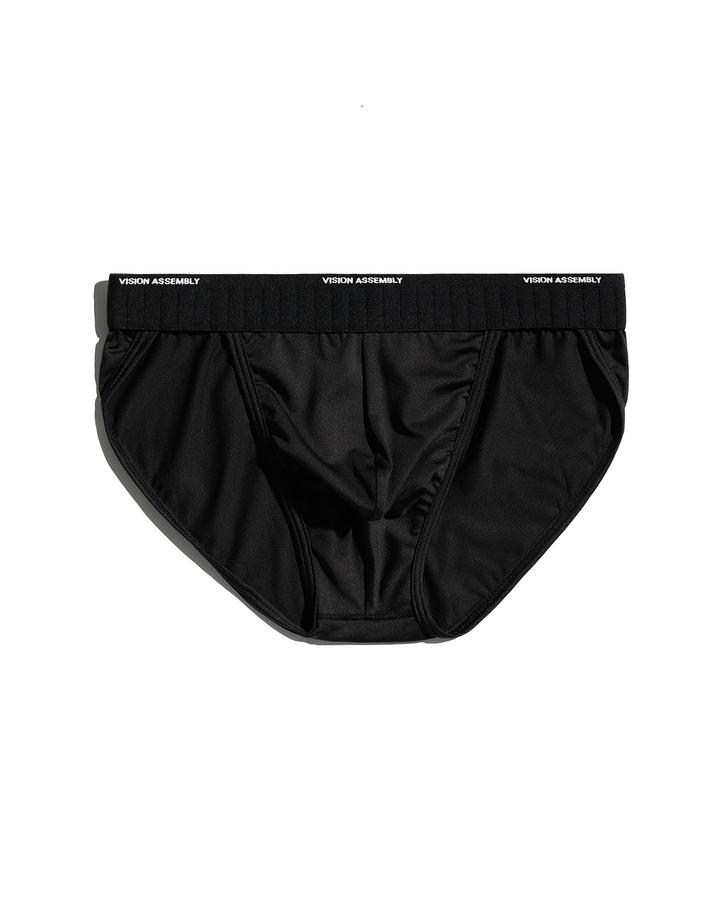 韓國 VISION ASSEMBLY 速乾高衩內著(黑色) Black Quick Drying Sports Briefs_6