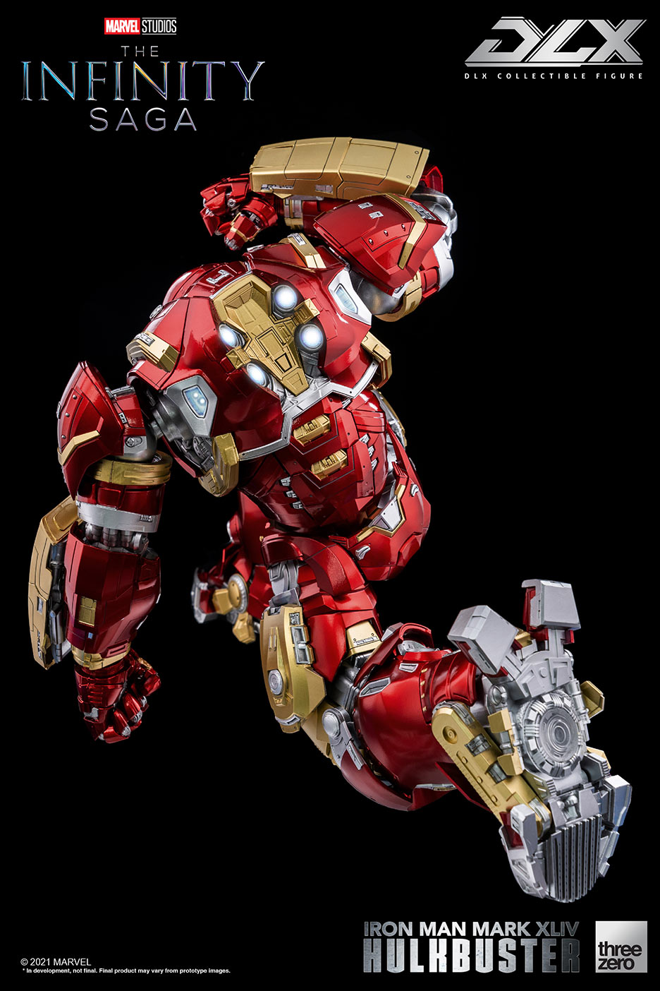 [再販] threezero 1/12 漫威 MARVEL Infinity Saga DLX鋼鐵人Mark 44 反浩克裝甲 可動完成品_4
