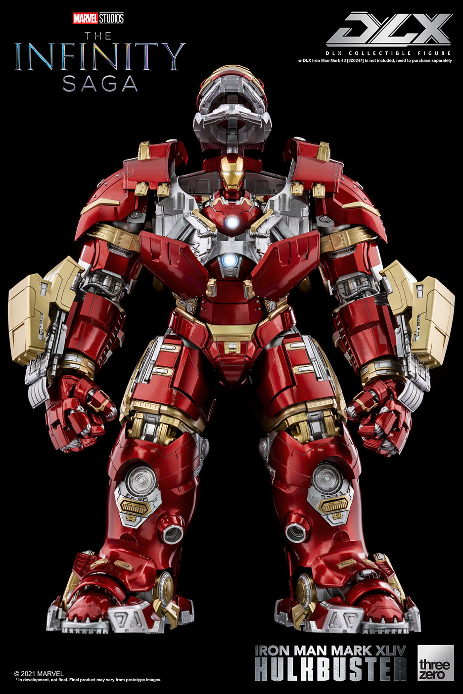 [再販] threezero 1/12 漫威 MARVEL Infinity Saga DLX鋼鐵人Mark 44 反浩克裝甲 可動完成品_5
