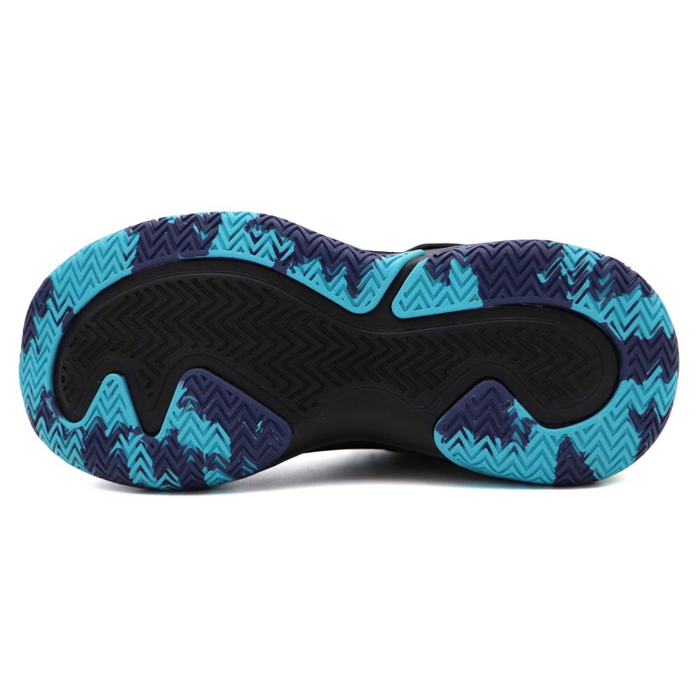 KangaROOS 美國袋鼠 透氣機能鞋墊 魔鬼氈 運動鞋 中大童 黑藍 R9931 (KK41290)_2