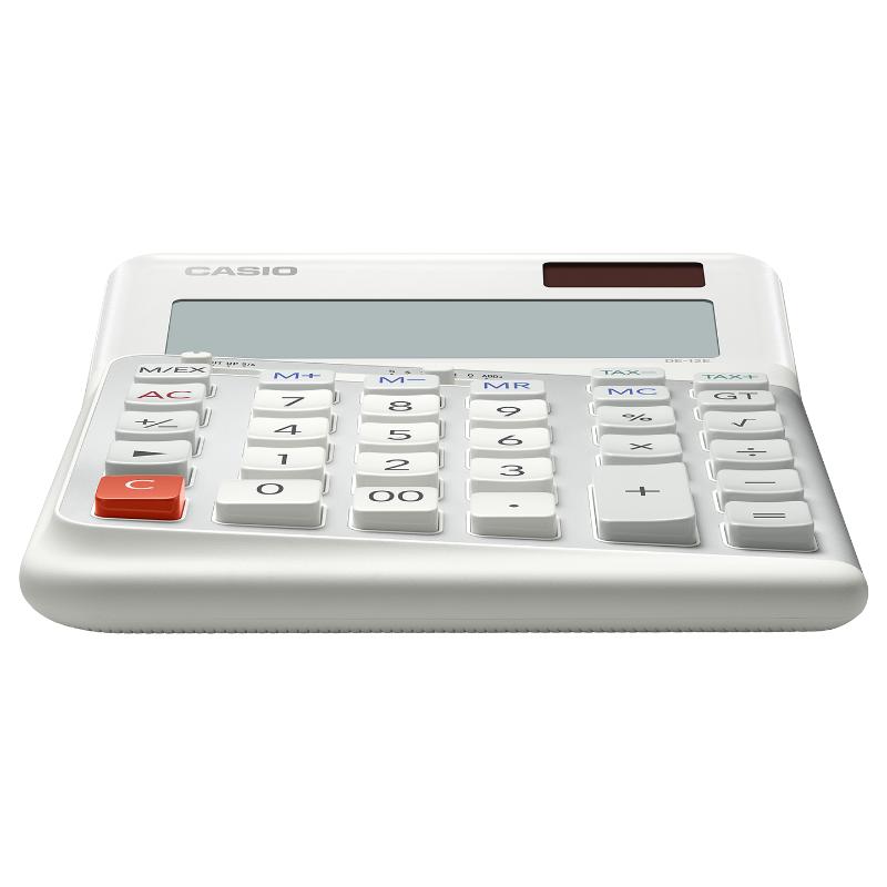 卡西歐CASIO 計算機-白色(DE-12E-WE)_2