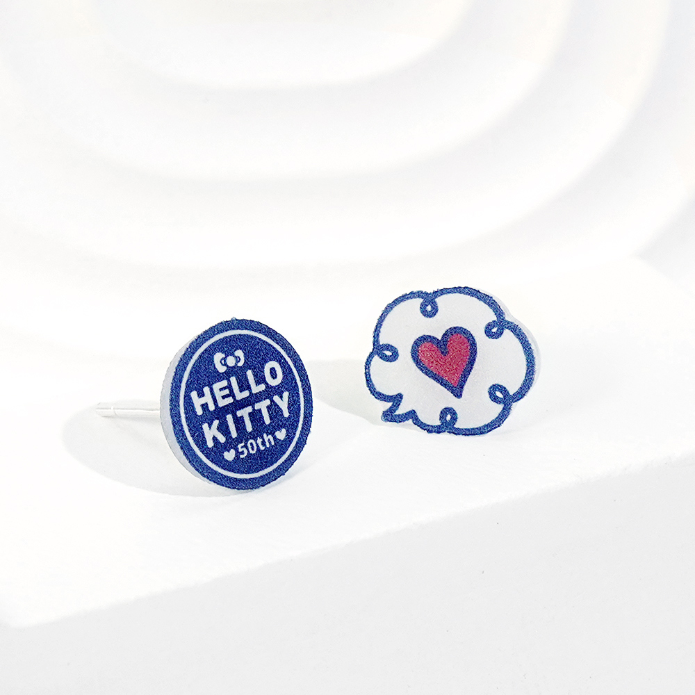 Hello Kitty 50週年-凱蒂貓造型耳環組-經典款_9