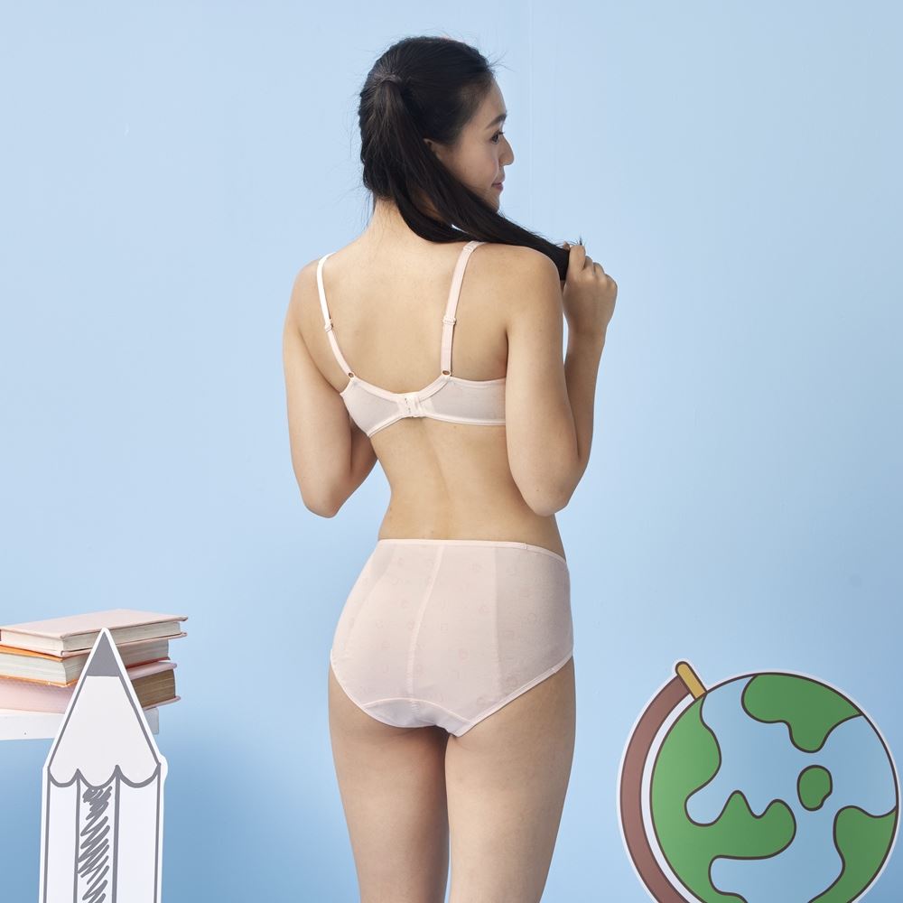 嬪婷-學生系列-Q萌牛奶 A-C罩杯第三階段適體內衣(俏皮粉) BB1647P8_3