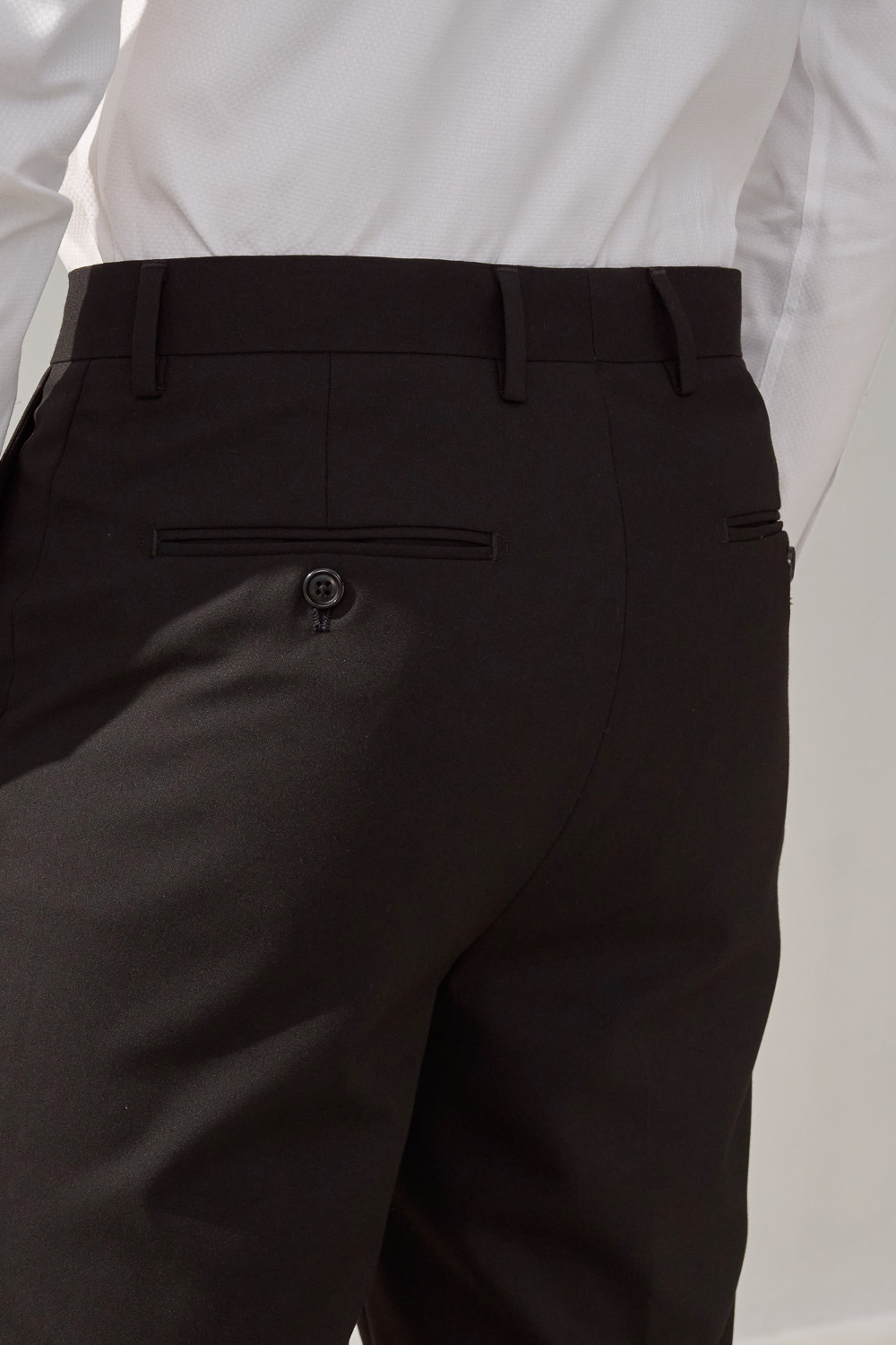 SST&C Black Slim Fit Suit Trousers | 0212312001  (Outlet)_7