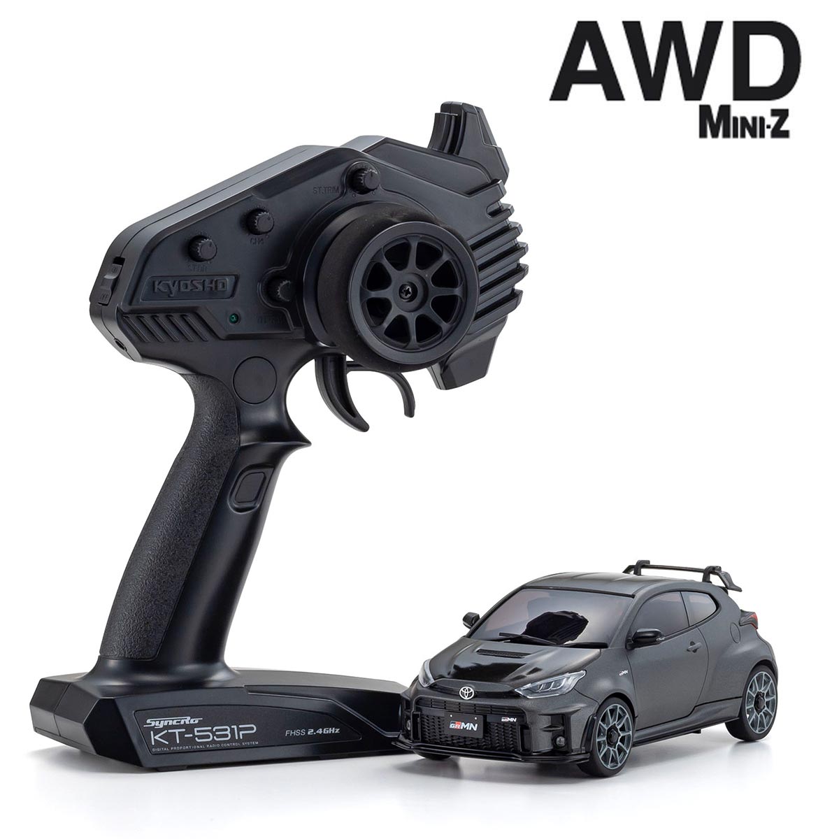 32640GM MINI-Z AWD Toyota GRMN YARIS CIRCUIT PACKAGE Gun Metallic_0