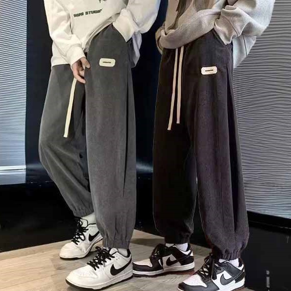 既然是夢就大膽一點 小LOGO束腳運動褲_0