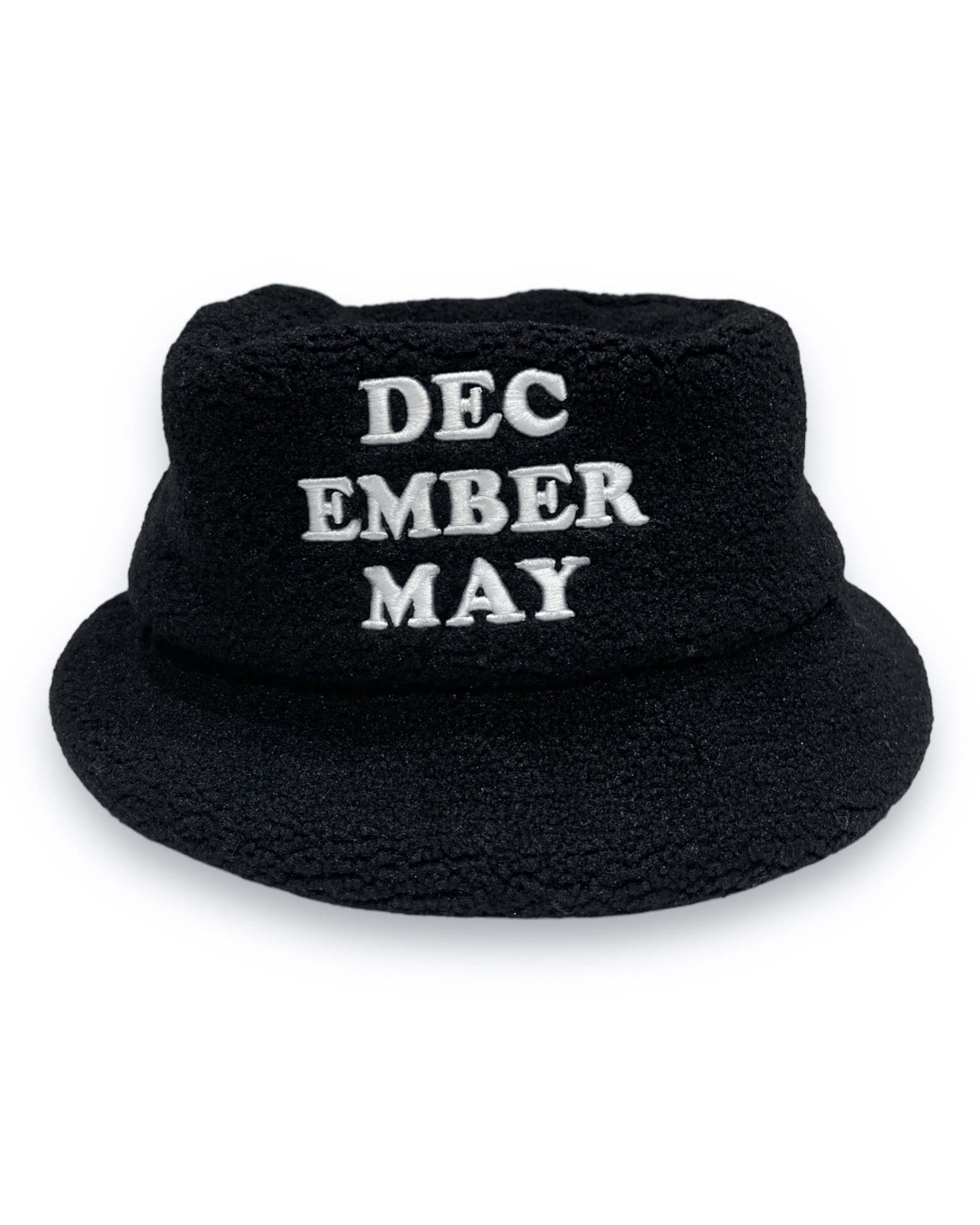 【DECEMBERMAY】Fluffy Boa bucket hat_UNISEX 3-999-5303