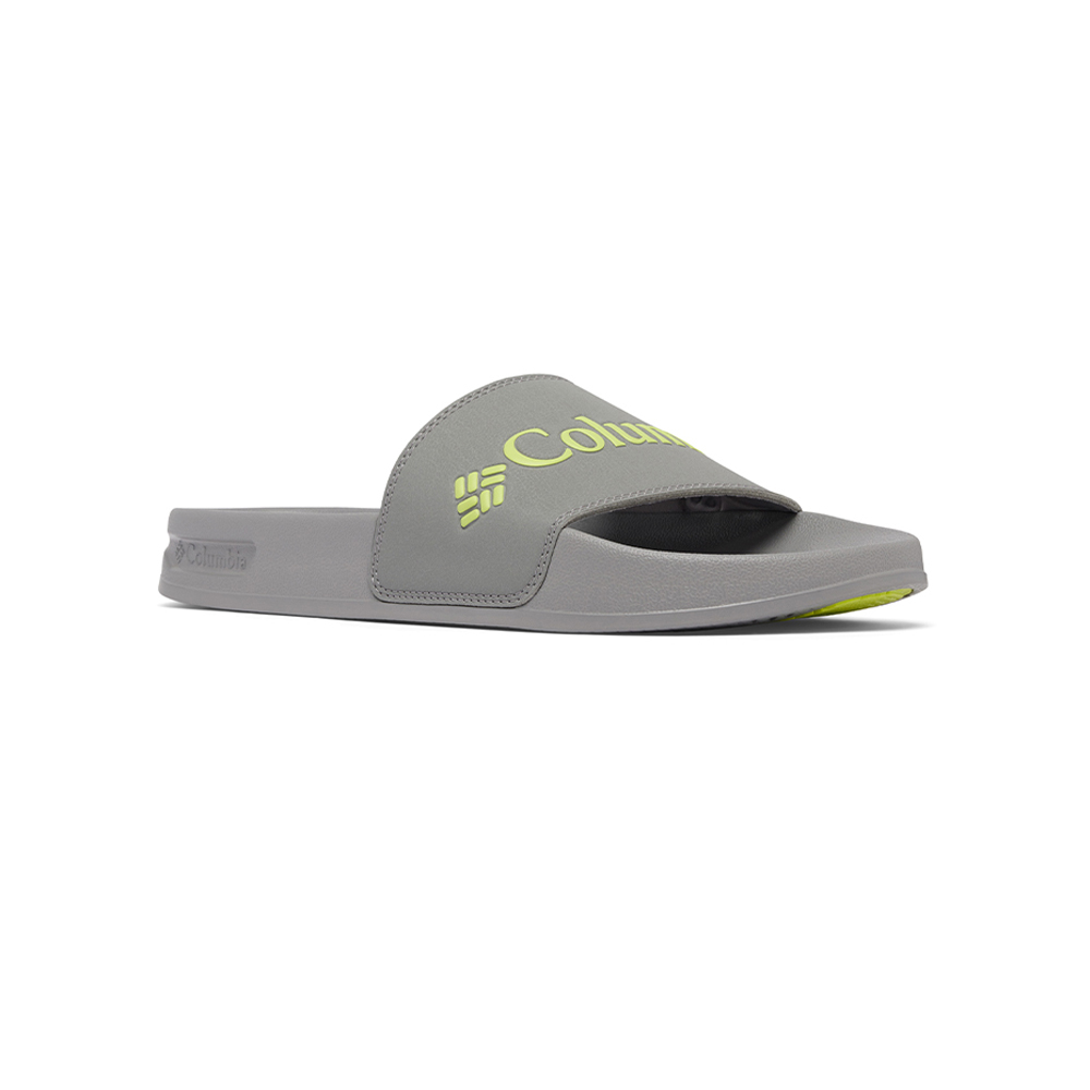 Columbia哥倫比亞 男款-LOGO拖鞋-灰色 - HOOD RIVER™ SLIDE  UBM01660GY/IS_1