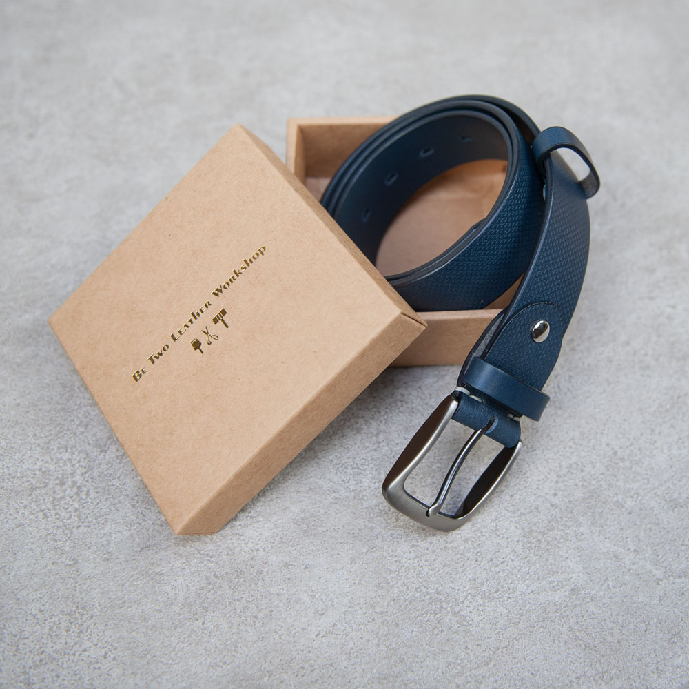 壓紋皮帶 腰帶 義大利植鞣革 男女用 加寬版 客製燙金 38mm_9
