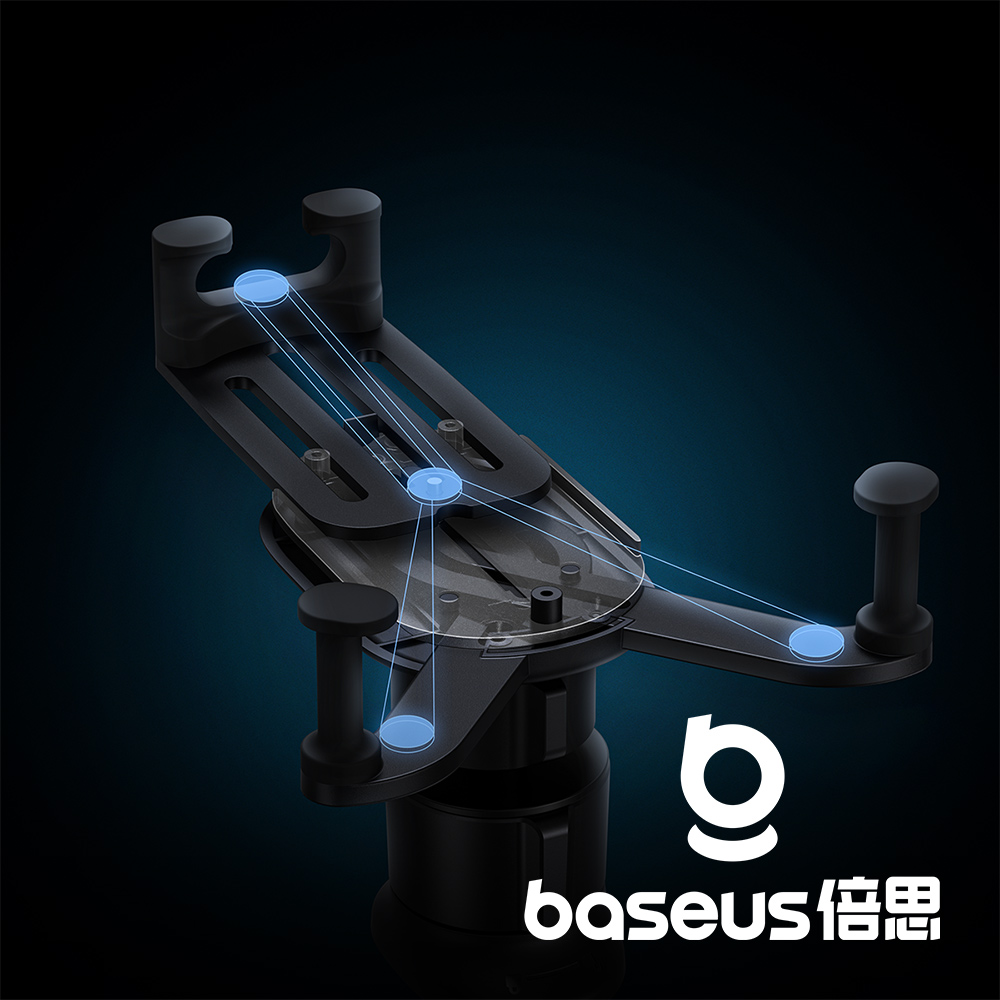 【Baseus 倍思】穩行Air 重力車載支架 黑 (掛鉤) 公司貨_4