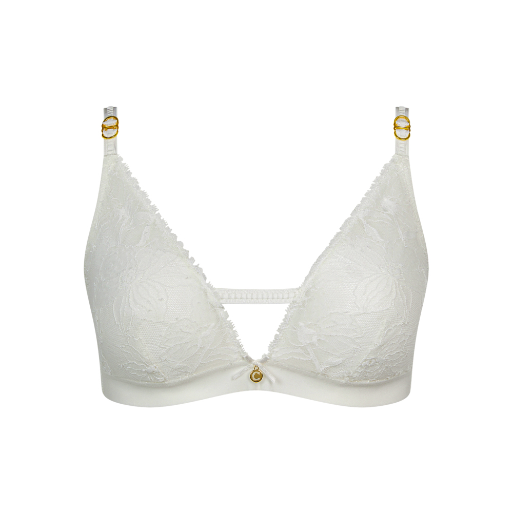 【Chantelle】丁字內褲>XS-S>牛奶白(21U90_0LW)【Orchids】_8