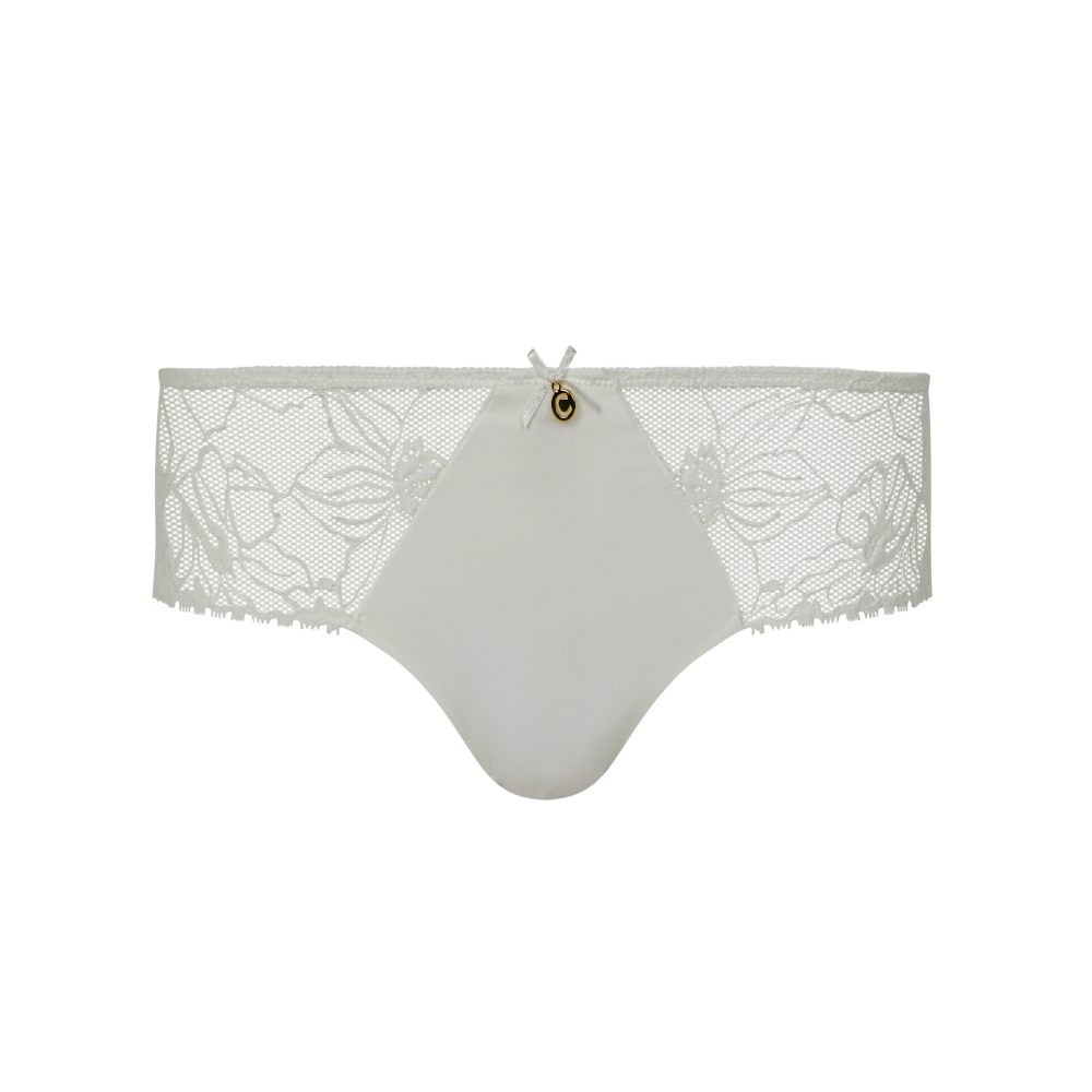 【Chantelle】1/2網紗無襯內衣>BCD罩杯>牛奶白(21U50_0LW)【Orchids】_6