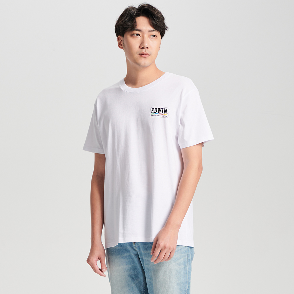 EDWIN｜男裝｜復古光譜印花短袖T恤